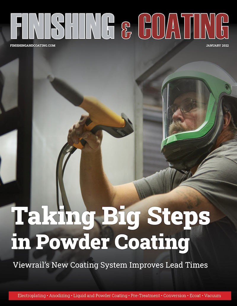 man powder coating parts