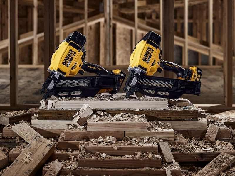 New DEWALT 20V MAX XR 21 Plastic Collated Framing Nailer and 30 Paper Collated Framing Nailer Help Minimize Downtime