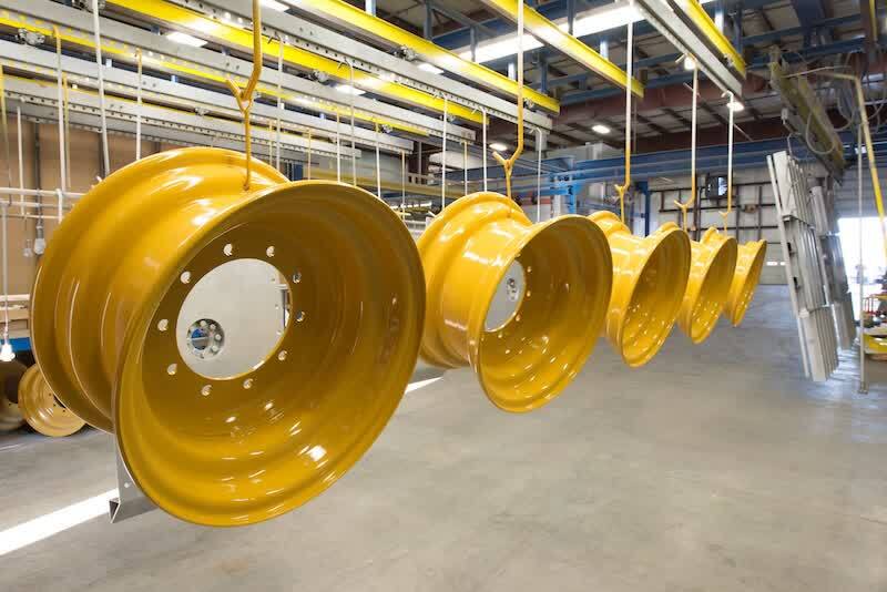 Ingham was in the tire recycling business before starting the powder coating part.