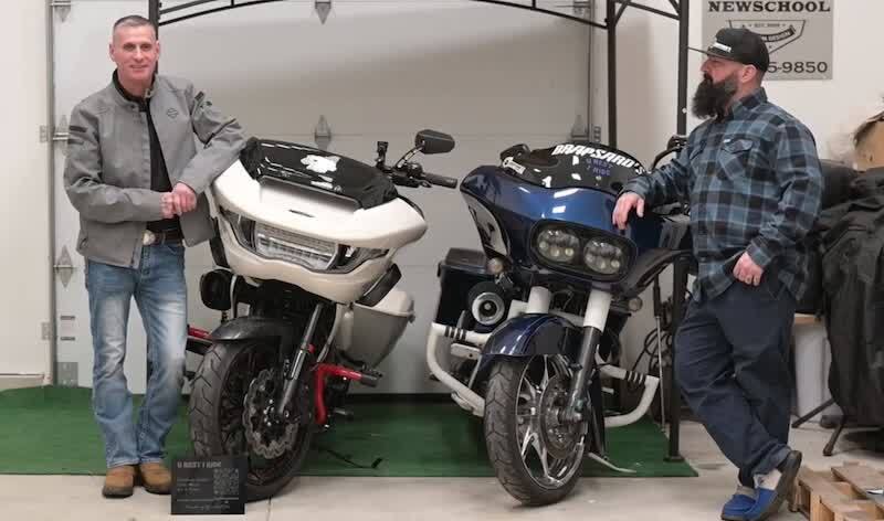 Brassard's brother-in-law, Patrick Brooks, lost his own brother to a drug-induced suicide and asked Brassard if it might be possible to embed his brother’s ashes into a motorcycle license plate.