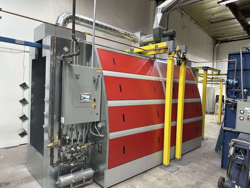Crest's new oven allows for wood coatings.