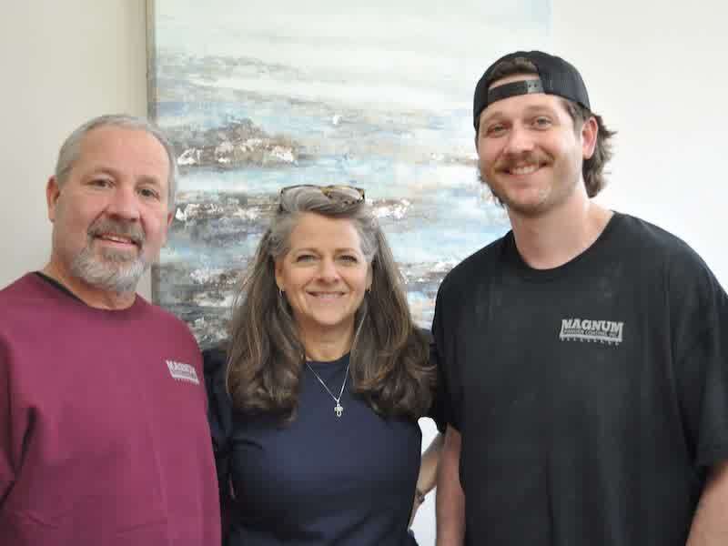 Steve and Nancy and their son, Matt.