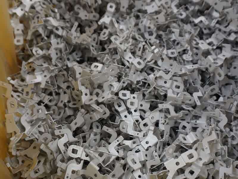 Matte tin plated parts.