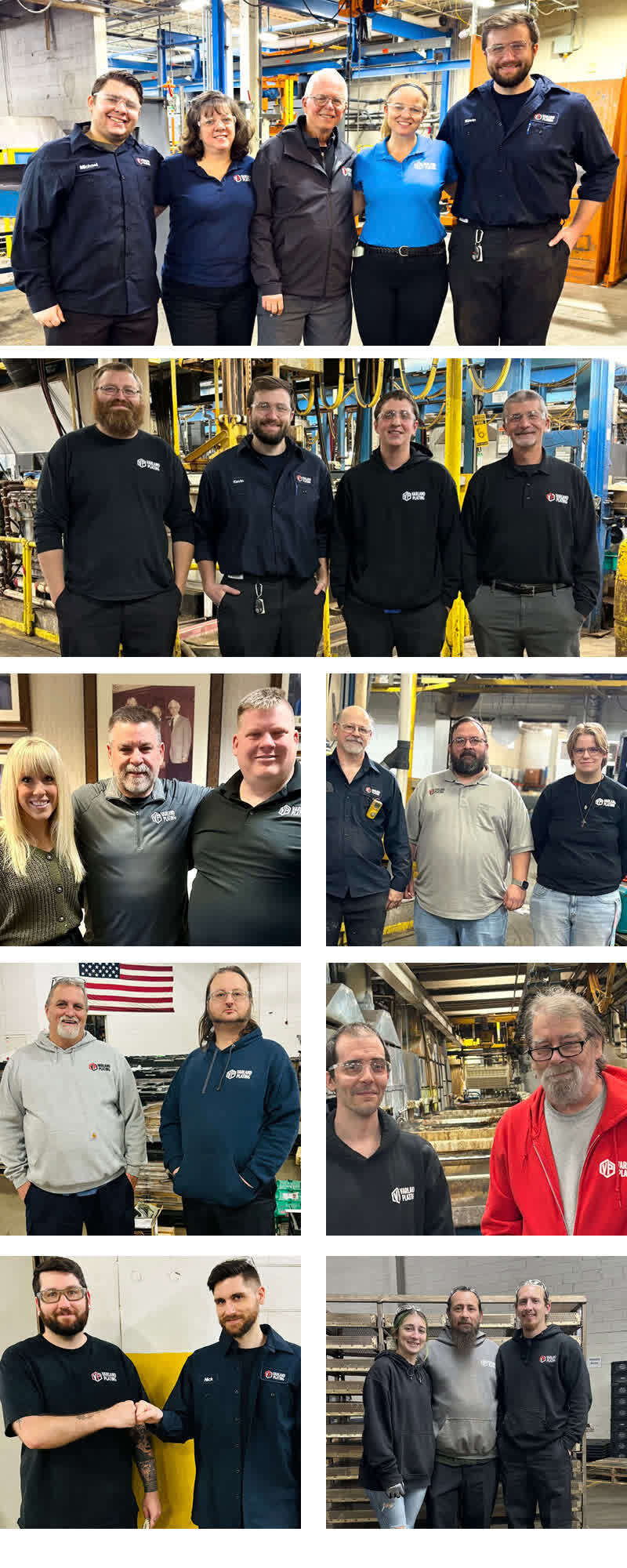 Varland Plating's 80-year history inclues the founding Varland, Loveless, and Roof families, and continues today with numerous decendents now running the Cincinnati operation.