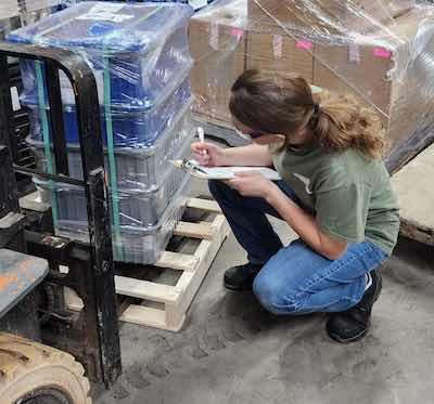 Although the Office Manager, cccasionally Lesser will be pulled onto the production floor to help with racking, unracking, or packaging or to help mask or plug parts.