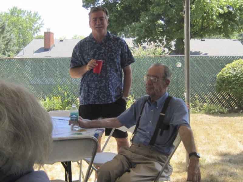 E.J. Taylor and his father.