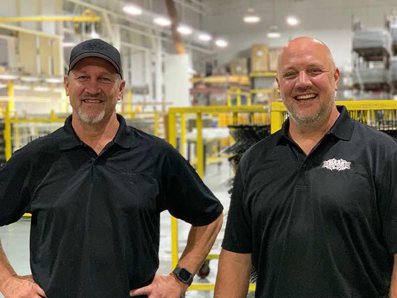 Kevin and Kraig Mass started their powder coating operation in 1998.