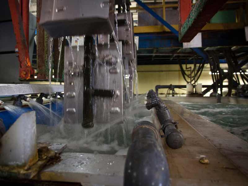 plating tank at reliable plating works