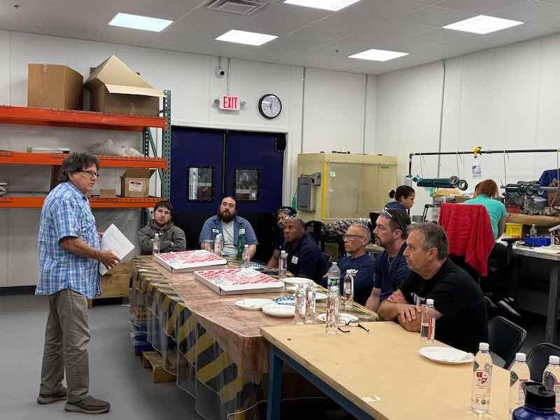 Duffy says most of the company staff rose to that occasion. A few employees leveraged their experience to enhance their electroplating knowledge and expertise.