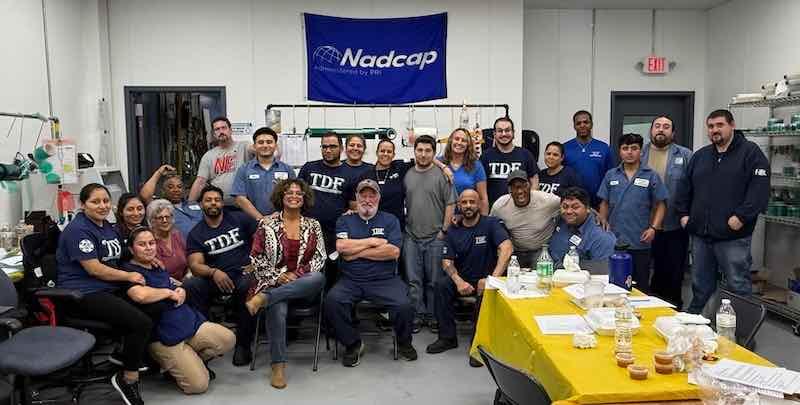 The TDF Metal Finishing team.