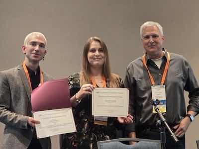 The student Poster Contest winners were Katarzyna Tomczyk and Piotr DobroÅ.