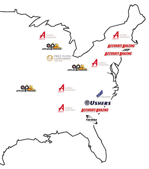 Aalberts has ownership of 27 operations in the U.S. that offer various heat treating and surface treatment applications and employs over 1,000+ people in those locations. 