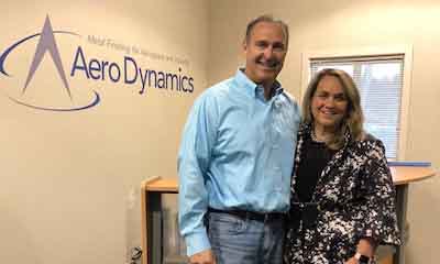 Cara Burzynski and her husband, Gregg, run Aerodynamics in Seabrook, NH.