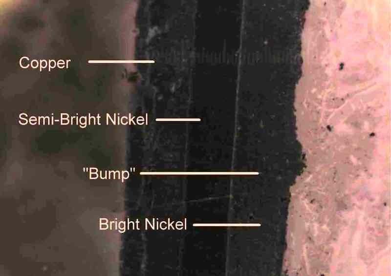Photo 2—Cross-section of the deposit.