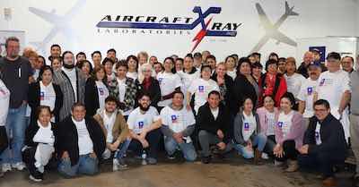 The Aircraft X-Ray Laboratories team in Huntington Park, California