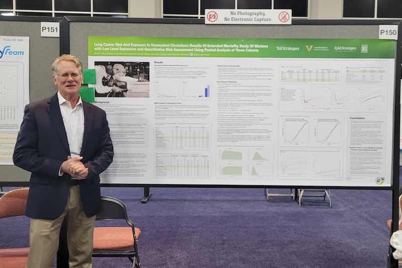 Bruce Allen at the Society of Toxicologists conference in Salt Lake City in 2024.