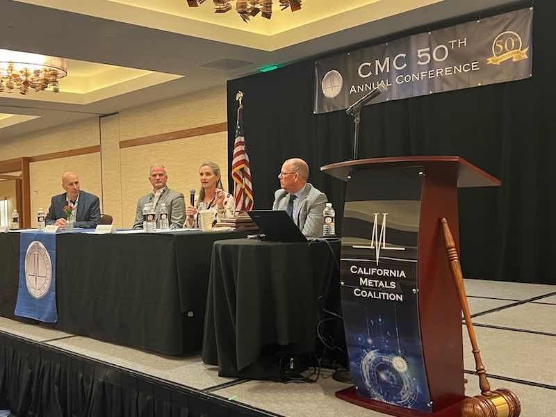 Deborah Proctor of ToxStrategies speaking on a panel at the CMC 50th Anniversary Annual Conference in Anaheim.