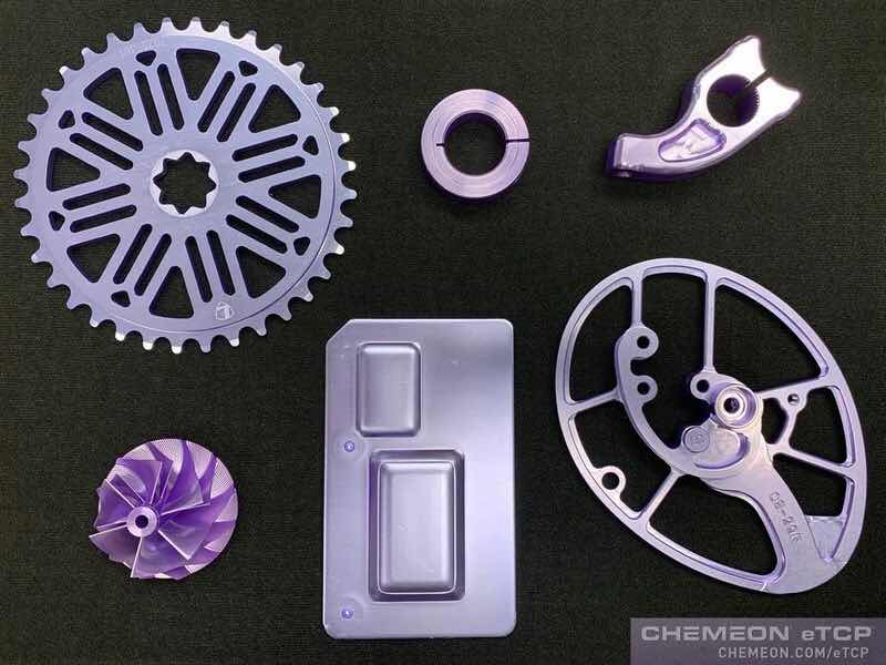 parts coated in chemeon
