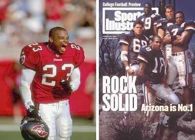 Bouie was a consensus 1st team All-American football star at the University of Arizona — even making the cover of Sports Illustrated with several of his teammates 