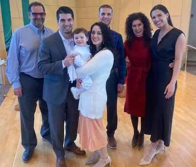 The Henry family gathers for a family photo in 2021.