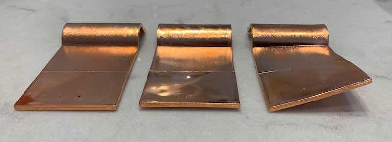 Same good adhesion using different injection molding parameters (Normal / no after pressure / short cooling down time).