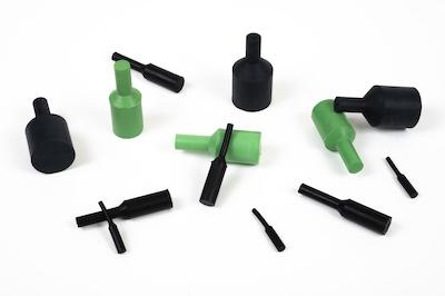 EPDM pull plugs are used to mask through holes and are ideal for wet spray, anodizing, and plating.