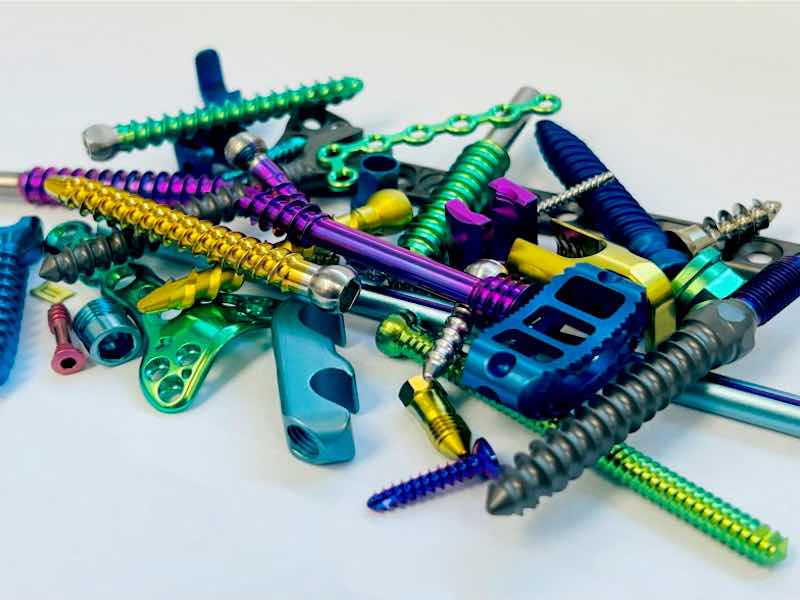 anodized medical parts