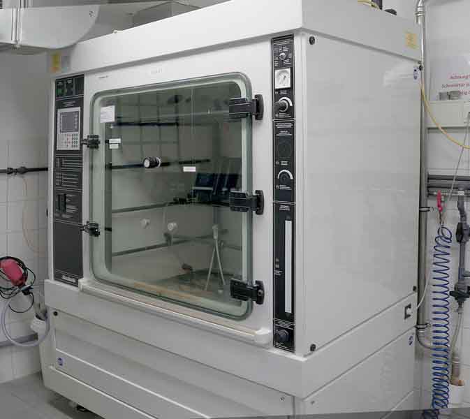 Test chamber for tests ACT I/ACT II/L467.