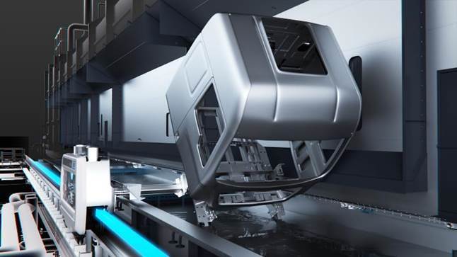Sinotruk uses RoDip E from DÃ¼rr for pretreatment and cathodic electrocoating.