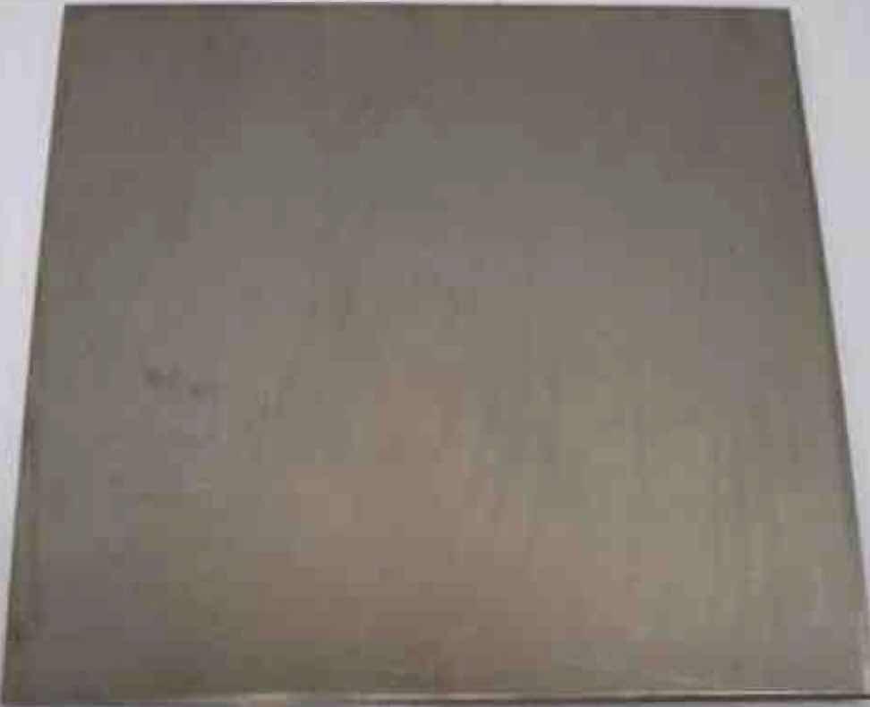 Figure 5â15 cm Ã 15 cm Ã 0.3 cm Nb foil, 99.9% pure.