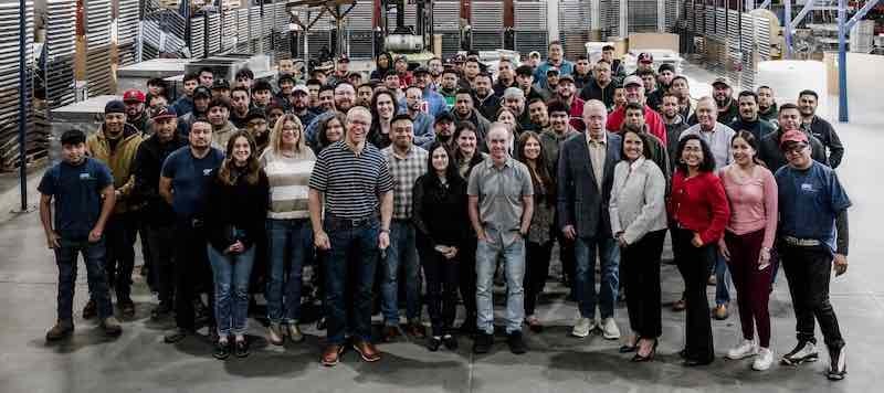 The Georgia Powder Coating team in Gainesville, Georgia.