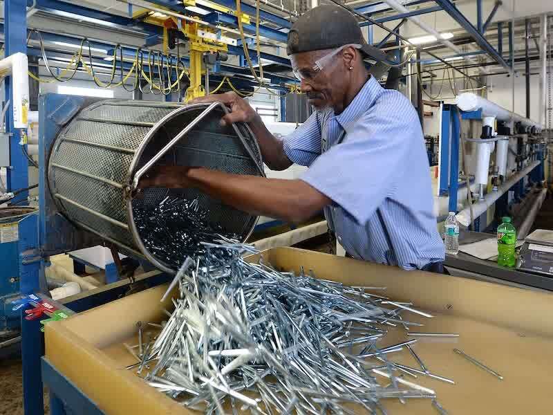 Great Lakes Metal Finishing currently operates nine plating lines, including five rack lines and four barrel lines.