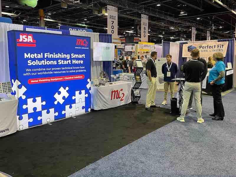 JSA/Metalline booth display