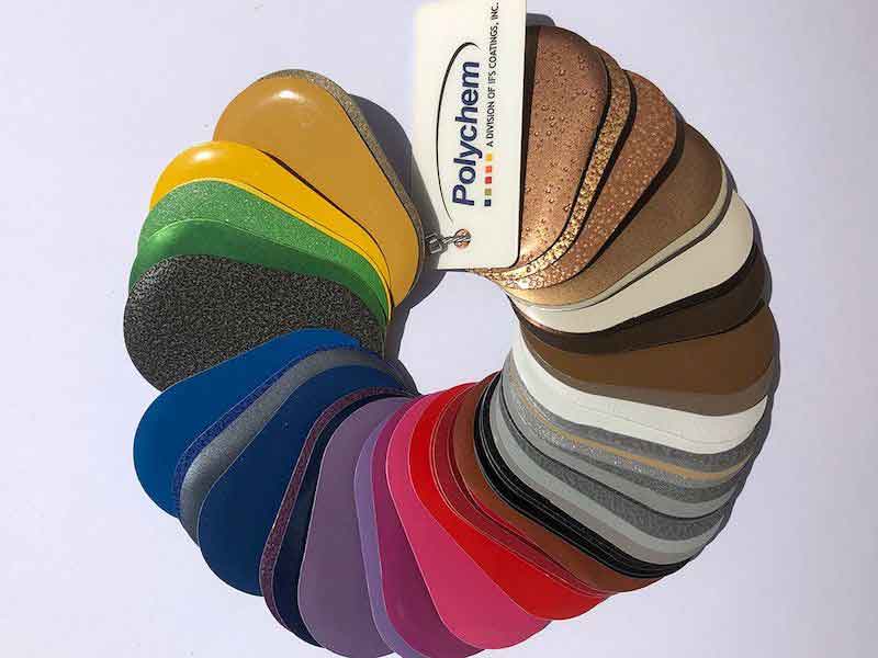 several colors on a wheel