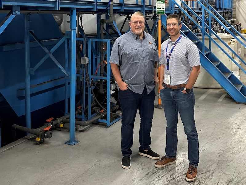 Jeff Fodge, left, and his son, Matt Fodge, say it has been a "nightmare" trying to obgtain insurance for Gleco Plating.