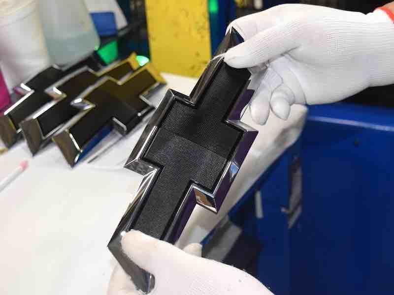 Hitch says that when the new work from GM arrives and they start running more trivalent parts, they will be close to running 50%-50% hex chrome and trivalent parts.