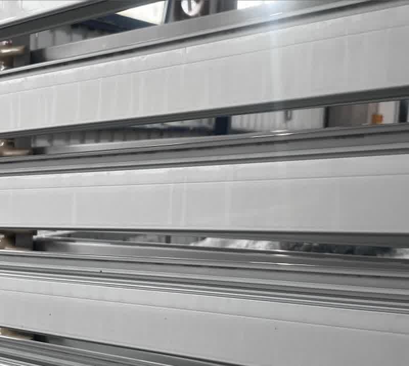Tiger Stripes are vertical streak patterns that can appear on the finished extrusion.