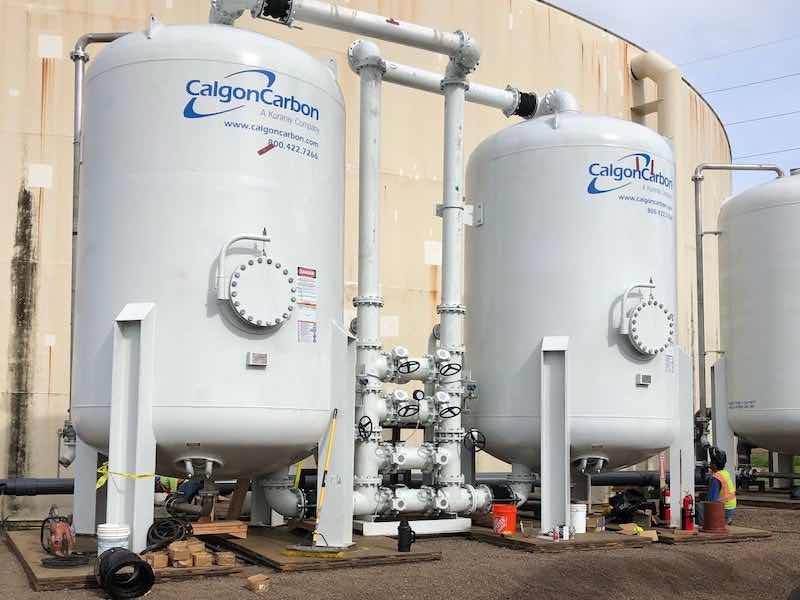 large water treatment tanks