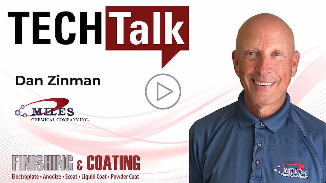 TechTalk: Dan Zinman, Miles Chemical, on Servicing Finishers