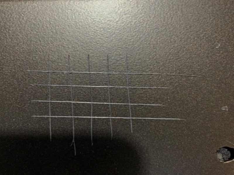 corrosion testing panel