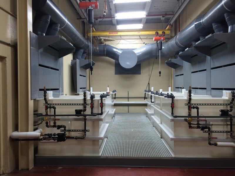 plating tanks
