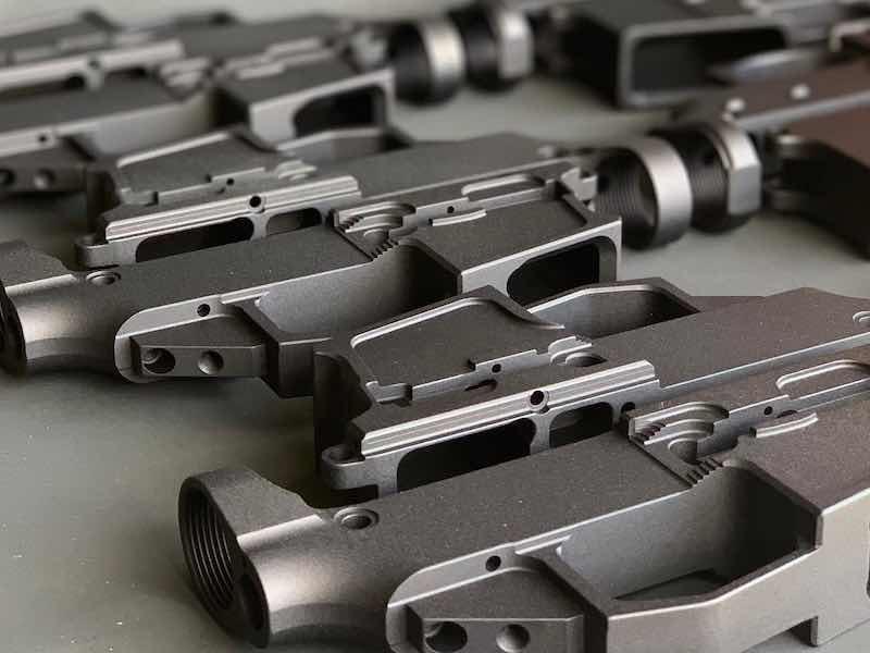 anodized gun parts