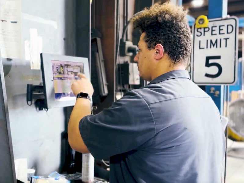 Watson says they average around 120,000 coated parts monthly and aim for zero rejected parts. 