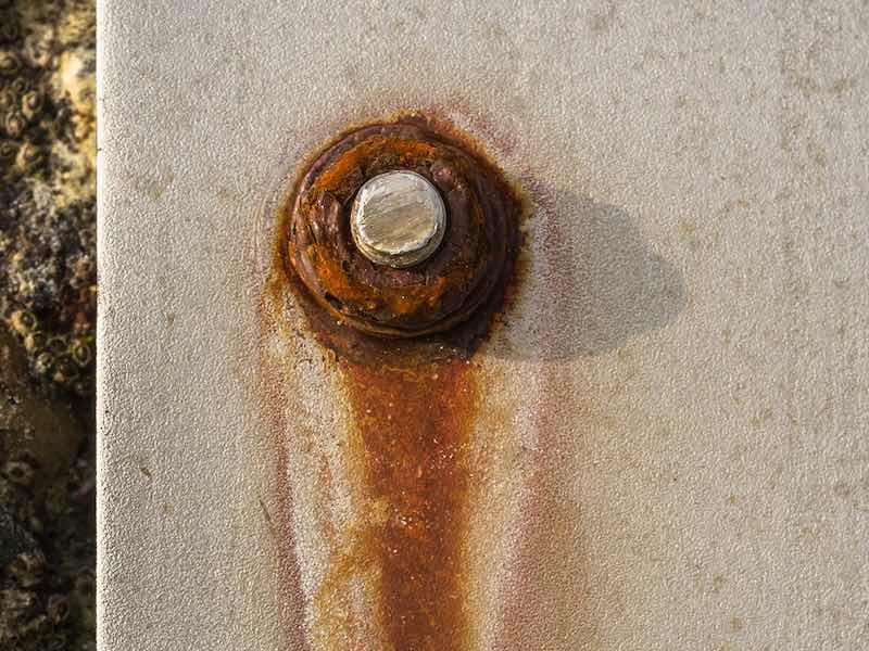 rusted bolt