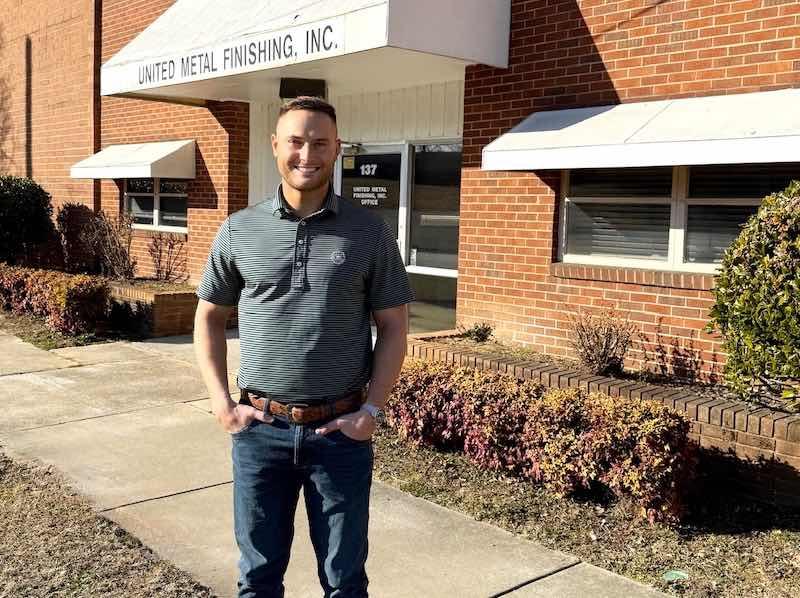 Alex Budd was just 24 when he purchased Greensboro Industrial Platers.