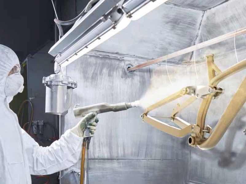 powder coating bikes