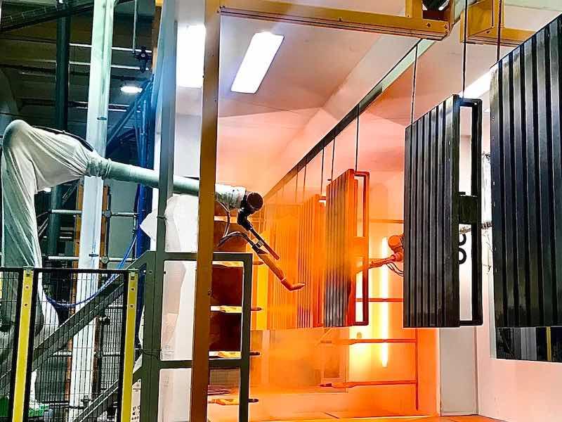 robot powder coating