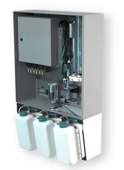 A chemical titrator.