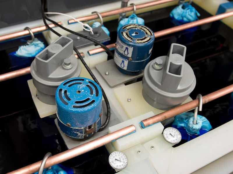 pumps in a plating line