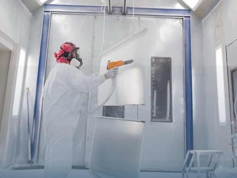 powder coat booth